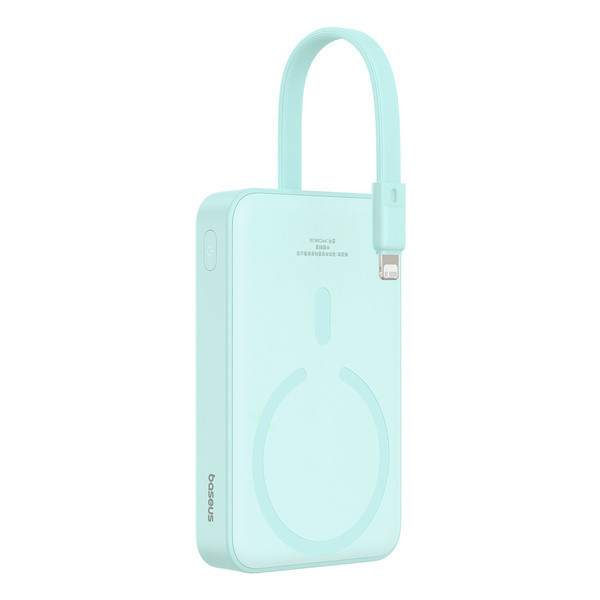 Baseus Magnetic Mini | Power Bank 10000mAh 20W USB-C z ładowaniem bezprzewodowym MagSafe z kablem Lightning (do iPhone)