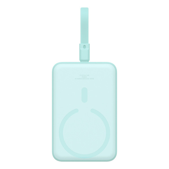 Baseus Magnetic Mini | Power Bank 10000mAh 20W USB-C z ładowaniem bezprzewodowym MagSafe z kablem Lightning (do iPhone)