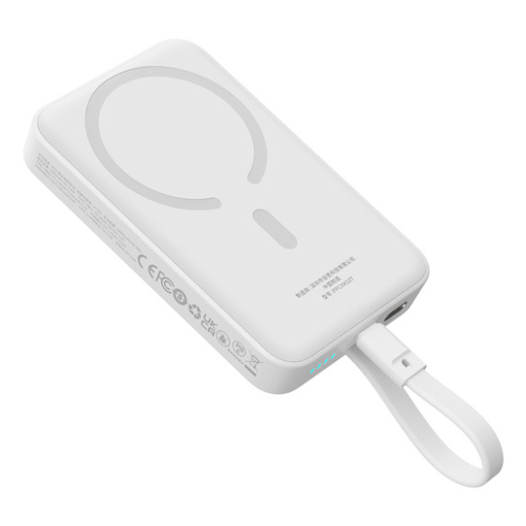 Baseus Magnetic Mini | Power Bank 10000mAh 30W USB-C z ładowaniem bezprzewodowym MagSafe z kablem Type-C