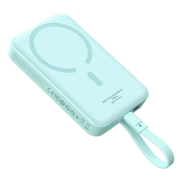 Baseus Magnetic Mini | Power Bank 10000mAh 30W USB-C z ładowaniem bezprzewodowym MagSafe z kablem Type-C