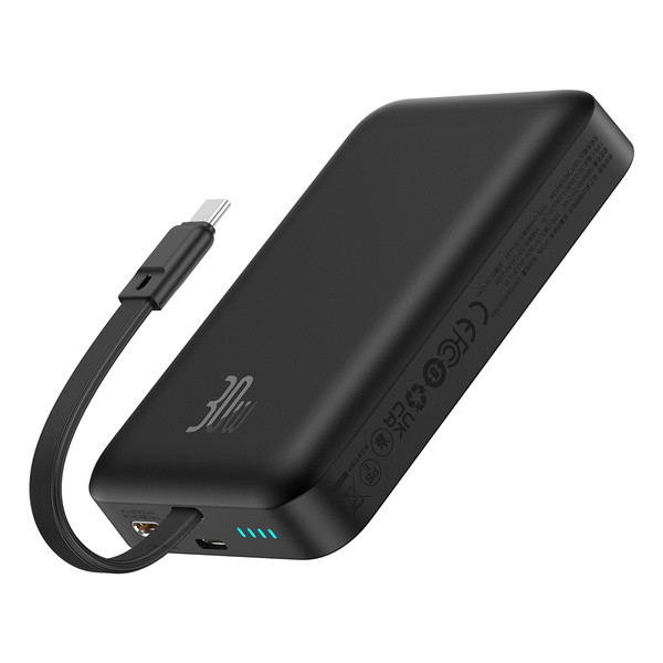 Baseus Magnetic Mini | Power Bank 10000mAh 30W USB-C z ładowaniem bezprzewodowym MagSafe z kablem Type-C