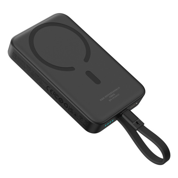Baseus Magnetic Mini | Power Bank 10000mAh 30W USB-C z ładowaniem bezprzewodowym MagSafe z kablem Type-C