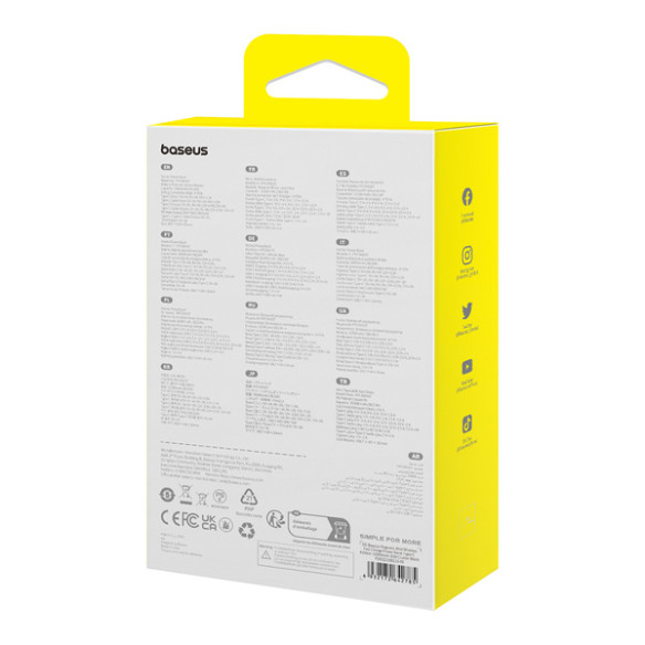 Baseus Magnetic Mini | Power Bank 10000mAh 30W USB-C z ładowaniem bezprzewodowym MagSafe z kablem Type-C