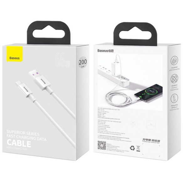 Baseus Superior Series | Kabel USB - Typ-C do Huawei Honor 66W 6A 2m