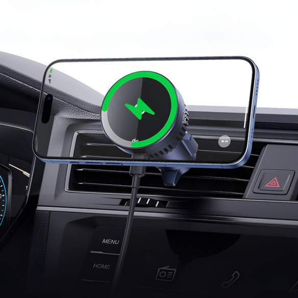 Baseus MagPro | Uchwyt samochodowy z ładowaniem indukcyjnym Qi2.0 MagSafe do iPhone 15W 