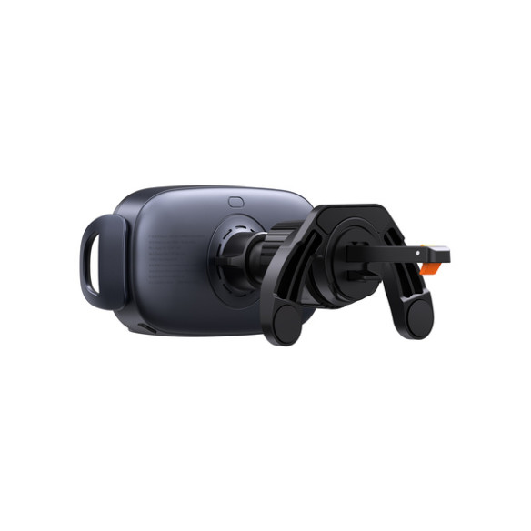 Baseus LightChaser Series Triple-Coil Wireless Charging Electric Car Mount Cluster Black