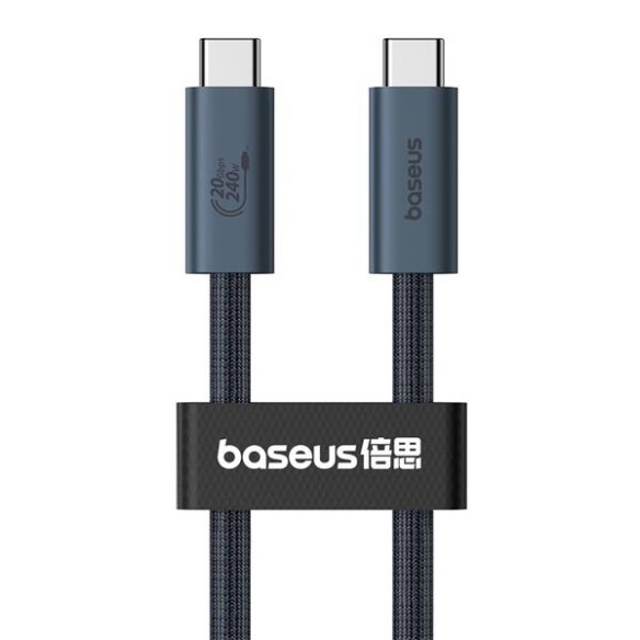 Baseus Flash 2 USB4 | Kabel USB-C do USB-C 240W | Szybkie Ładowanie i Transfer 20Gb/s  4K60Hz | 1.8m | Czarny