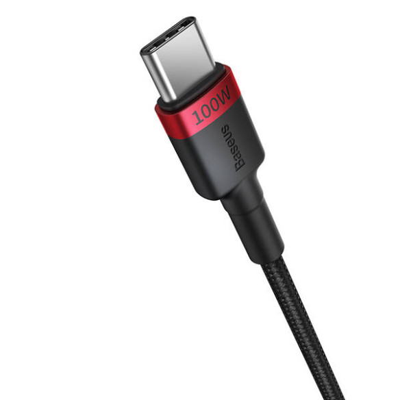 Baseus Cafule Charging Cable | Zestaw kabli USB-C USB Typ-C 100W ,  Szybkie ładowanie, Transmisja danych, 1m