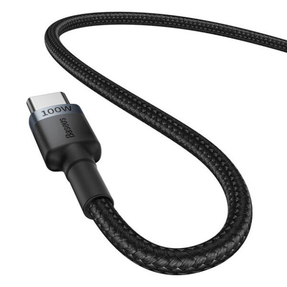 Baseus Cafule Charging Cable | Zestaw kabli USB-C USB Typ-C 100W , Szybkie ładowanie, Transmisja danych, 2m