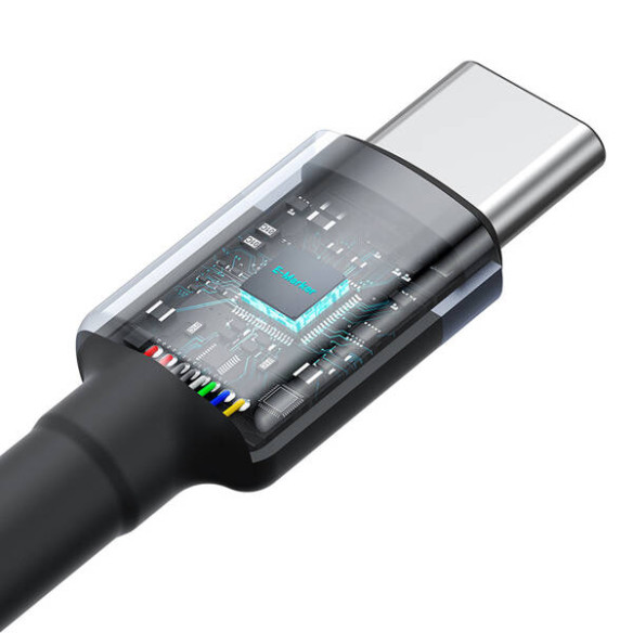 Baseus Cafule Charging Cable | Zestaw kabli USB-C USB Typ-C 100W , Szybkie ładowanie, Transmisja danych, 2m