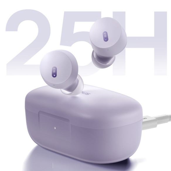 Baseus Bowie | Słuchawki bezprzewodowe Bluetooth 5.3 z etui ładującym