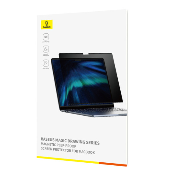 Baseus Magnetic Drawing Series | Magnetyczna folia, ochrona prywatności dla MacBook Pro 16″ (2021/2023)