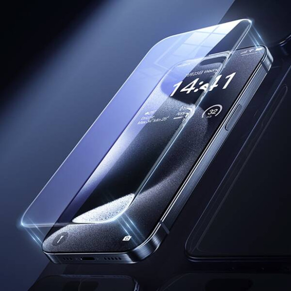 Baseus Superior Series | Prywatyzujące szkło hartowane do iPhone 15 , aplikator