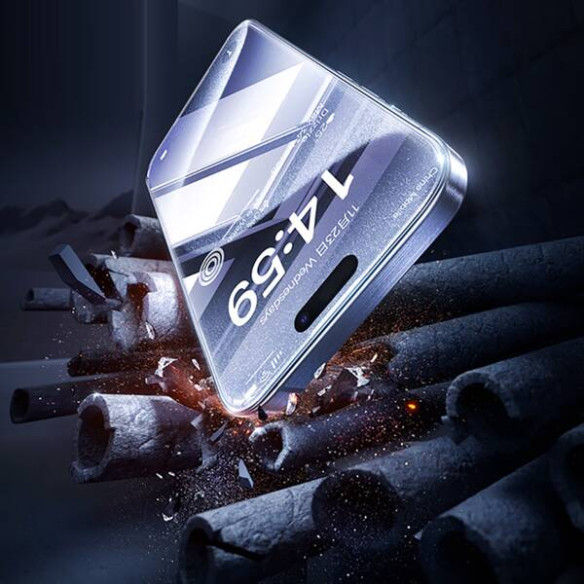 Baseus Superior Series | Prywatyzujące szkło hartowane do iPhone 15 , aplikator