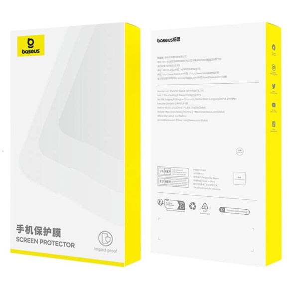 Baseus Superior Series | Prywatyzujące szkło hartowane do iPhone 15 , aplikator