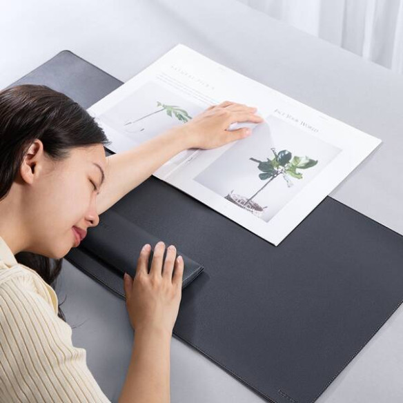 Baseus MagPro Series II | Mata na biurko, podkładka, podpórka pod nadgarstki eko-skóra z ładowarką bezprzewodową