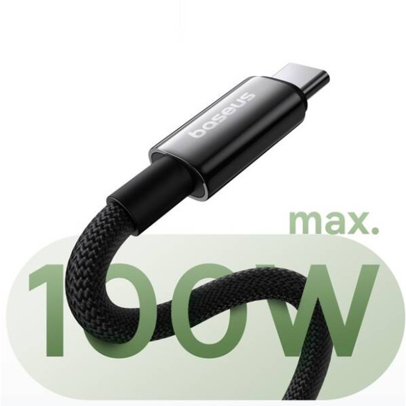 Baseus Tungsten Gold | Magnetyczny kabel, przewód USB-C do USB-C, 100W 1m 