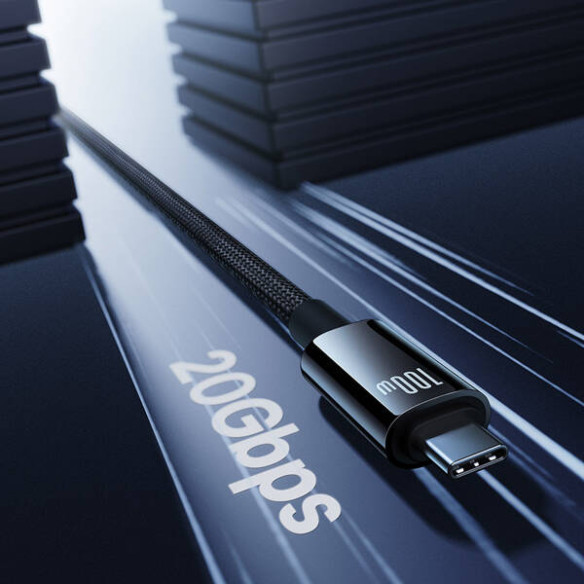 Baseus Tungsten Gold | Szybki kabel USB-C do USB-C 100W USB3.2 