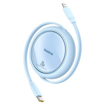 Baseus Free2Pull | Rozwijany kabel, przewód do iPhone, USB-C - Ligtning, Szybkie ładowanie PD 20W, 1m