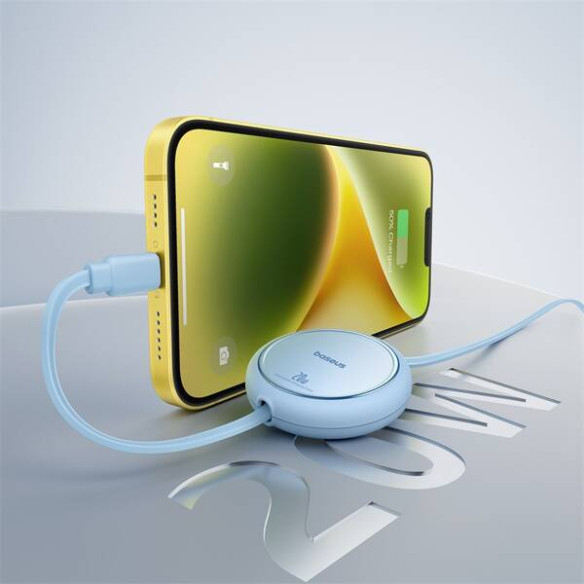 Baseus Free2Pull | Rozwijany kabel, przewód do iPhone, USB-C - Ligtning, Szybkie ładowanie PD 20W, 1m