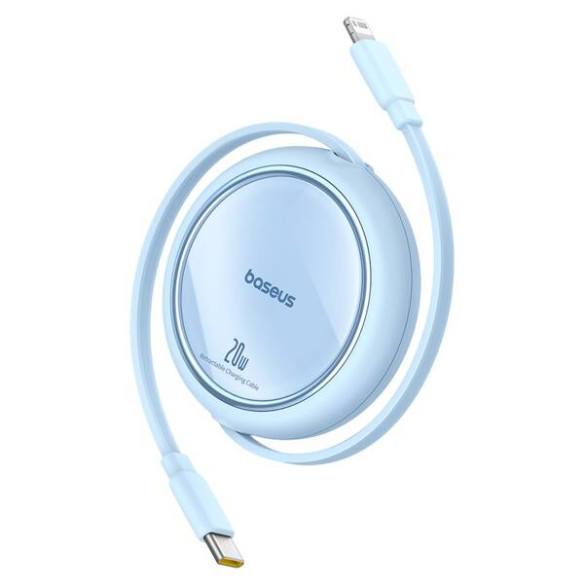 Baseus Free2Pull | Rozwijany kabel, przewód do iPhone, USB-C - Ligtning, Szybkie ładowanie PD 20W, 1m