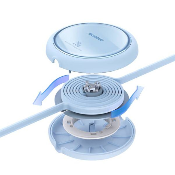 Baseus Free2Pull | Rozwijany kabel, przewód do iPhone, USB-C - Ligtning, Szybkie ładowanie PD 20W, 1m