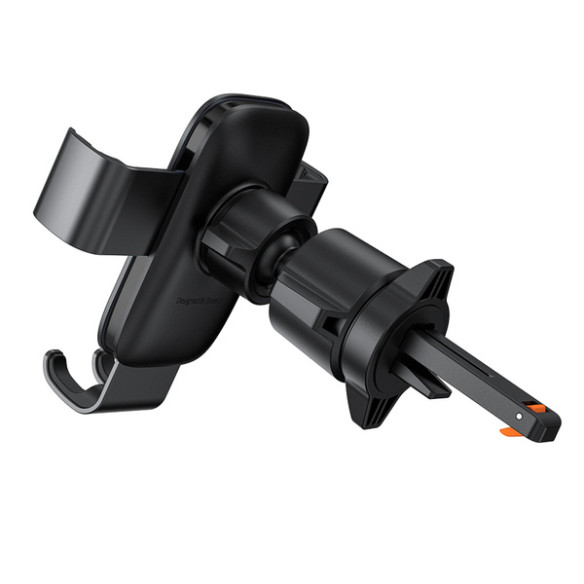 Baseus Metal Age 3 | Uchwyt grawitacyjny do telefonu do kratki nawiewu, czarny