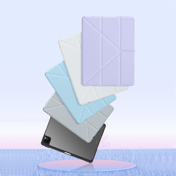 Baseus Minimalist Series | Etui ochronne, Case, Pokrowiec do Apple iPad Air 13″ (2024), Fioletowy