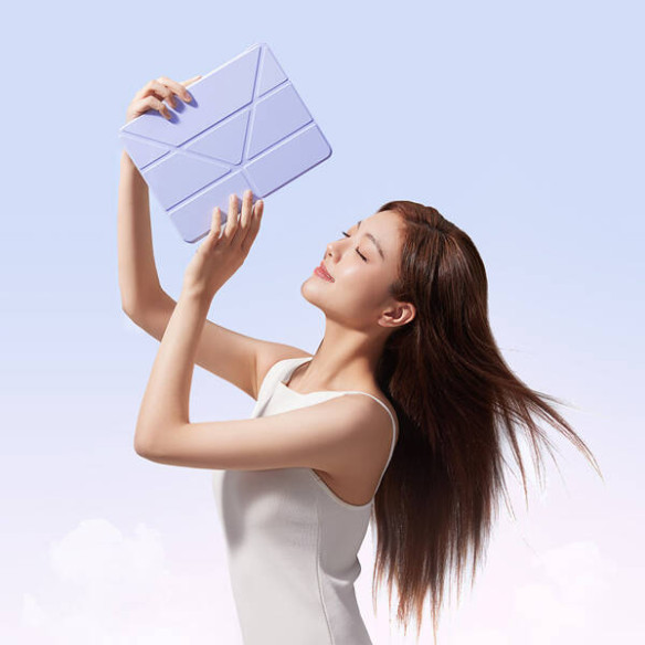 Baseus Minimalist Series | Etui ochronne, Case, Pokrowiec do Apple iPad Pro 11″ (2024), Fioletowy