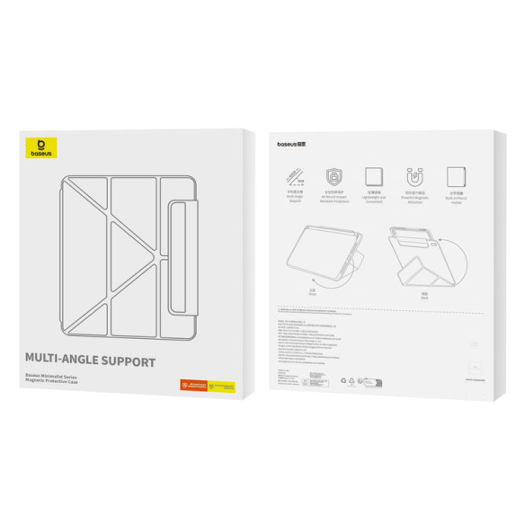 Baseus Minimalist Series | Etui ochronne, Case, Pokrowiec do Apple iPad Pro 11″ (2024), Fioletowy