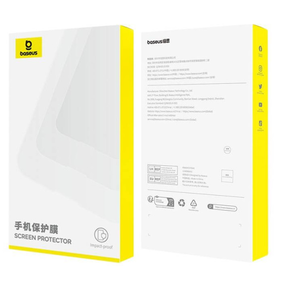 Baseus Superior Series | Szkło ochronne, hartowane prywatyzujące do iPhone 11 Pro, X, Xs, z aplikatorem