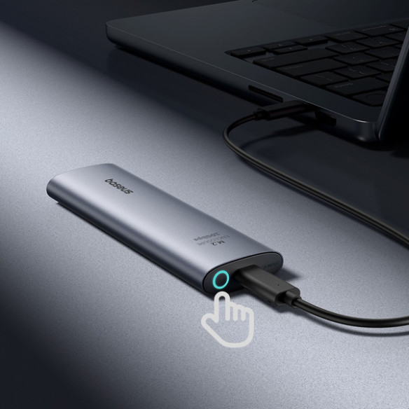 Baseus FlyJoy Enclosure | Obudowa dysku, kieszeń na dysk,  M.2 NVMe USB3.2 Gen2 10Gbps 8TB Aluminiowa