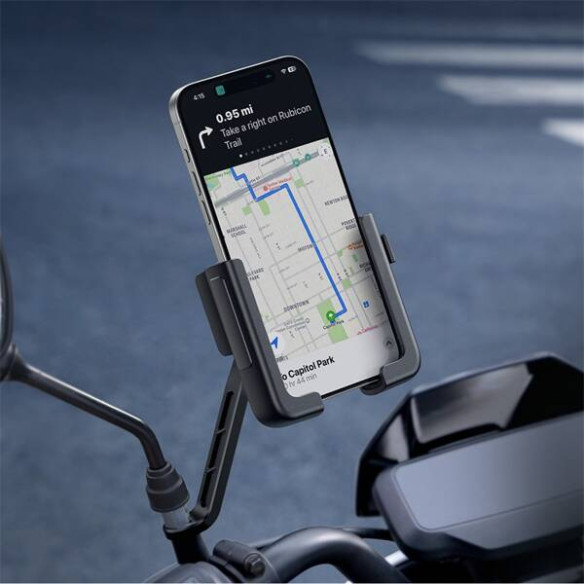 Baseus GoTrip Series | Uchwyt rowerowy, na motor, do telefonu, mocny, uniwersalny, do lusterka