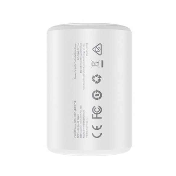 Baseus PocketGo Pro | Pompka elektryczna, bezprzewodowa do kółek, pontonów, materacy, dmuchańców, mocna