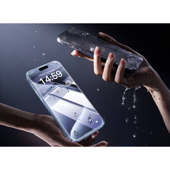 Baseus Superior Series | Szkło ochronne, hartowane prywatyzujące do iPhone 11, Xr, z aplikatorem