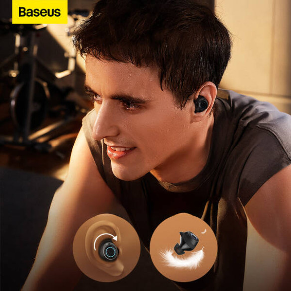 Baseus Bowie MA10 True Wireless Earphones Cluster Black