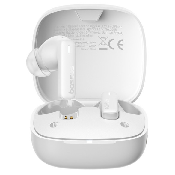 Baseus Bowie E19 | Słuchawki bezprzewodowe Bluetooth 5.3, douszne. Mikrofon, Sterowanie dotykowe