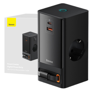 Baseus PowerCombo 65W (czarna)