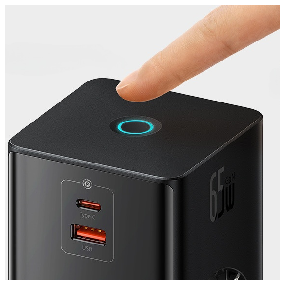Baseus PowerCombo 65W (czarna)