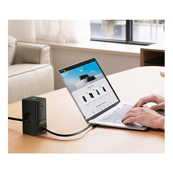 Baseus PowerCombo 65W (czarna)