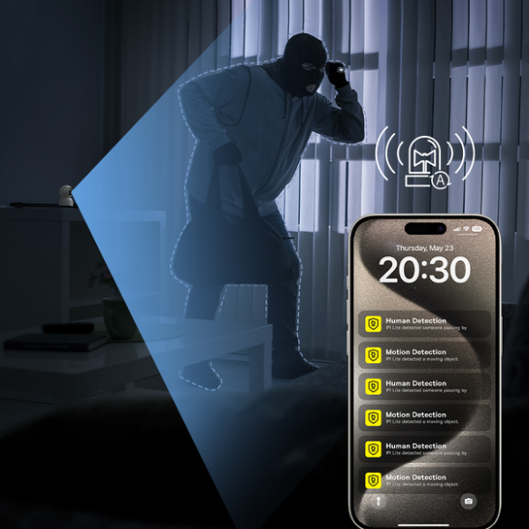 Baseus Security P1 Lite | Kamera IP WiFi Wewnętrzna, kamerka, monitoring, 2K, Aplikacja