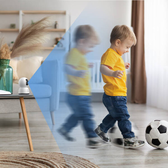 Baseus Security P1 Lite | Kamera IP WiFi Wewnętrzna, kamerka, monitoring, 2K, Aplikacja