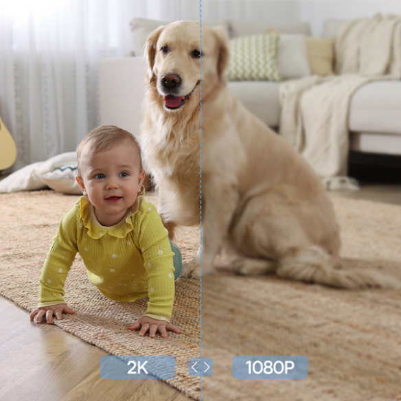 Baseus Security P1 Lite | Kamera IP WiFi Wewnętrzna, kamerka, monitoring, 2K, Aplikacja