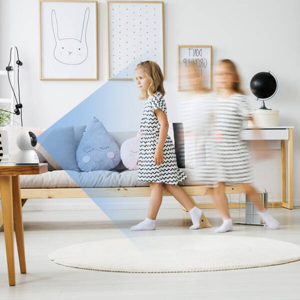 Baseus Security P1 | Inteligentna kamera wewnętrzna IP WiFi , wykrywanie ruchu, płaczu 3K