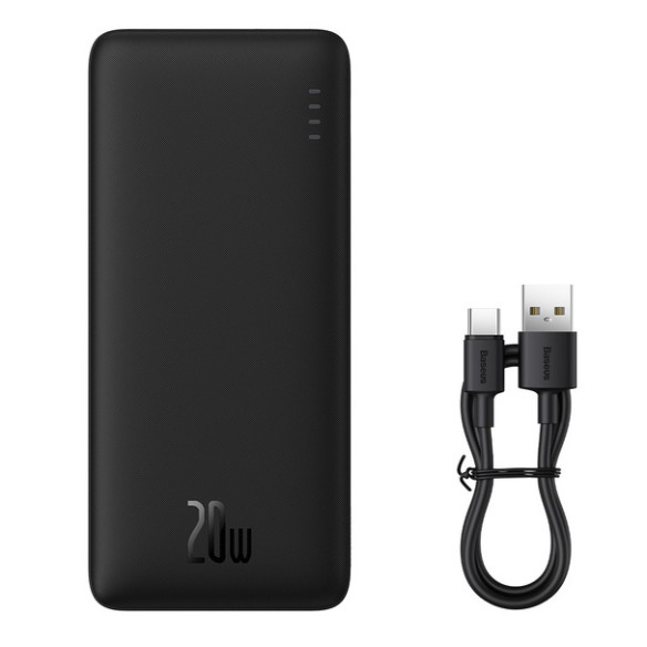 Baseus Airpow | Power Bank z szybkim ładowaniem PD 20W 10000mAh, kabel USB-C