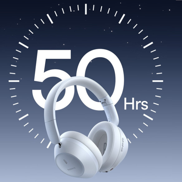 Baseus Bass 30 Max | Bezprzewodowe słuchawki nauszne Bluetooth 5.3,