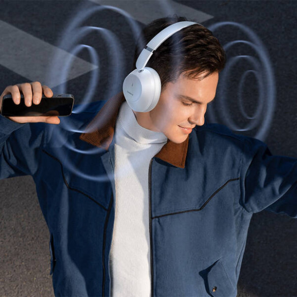 Baseus Bass 30 Max | Bezprzewodowe słuchawki nauszne Bluetooth 5.3,