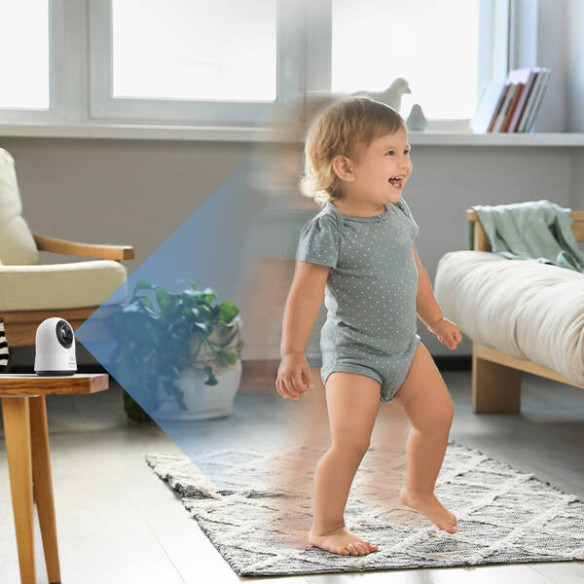 Baseus Security P1 Pro | Kamera IP WiFi wewnętrzna, 3K, Monitoring, Aplikacja, Mikrofon