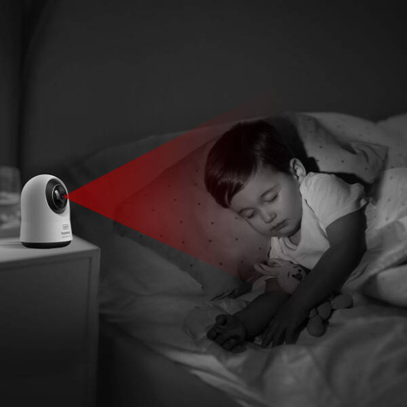 Baseus Security P1 Pro | Kamera IP WiFi wewnętrzna, 3K, Monitoring, Aplikacja, Mikrofon