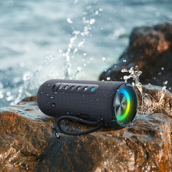 Baseus AeQur 30 | Głośnik przenośny, bezprzewodowy Bluetooth 5.3, LED RGB + aplikacja